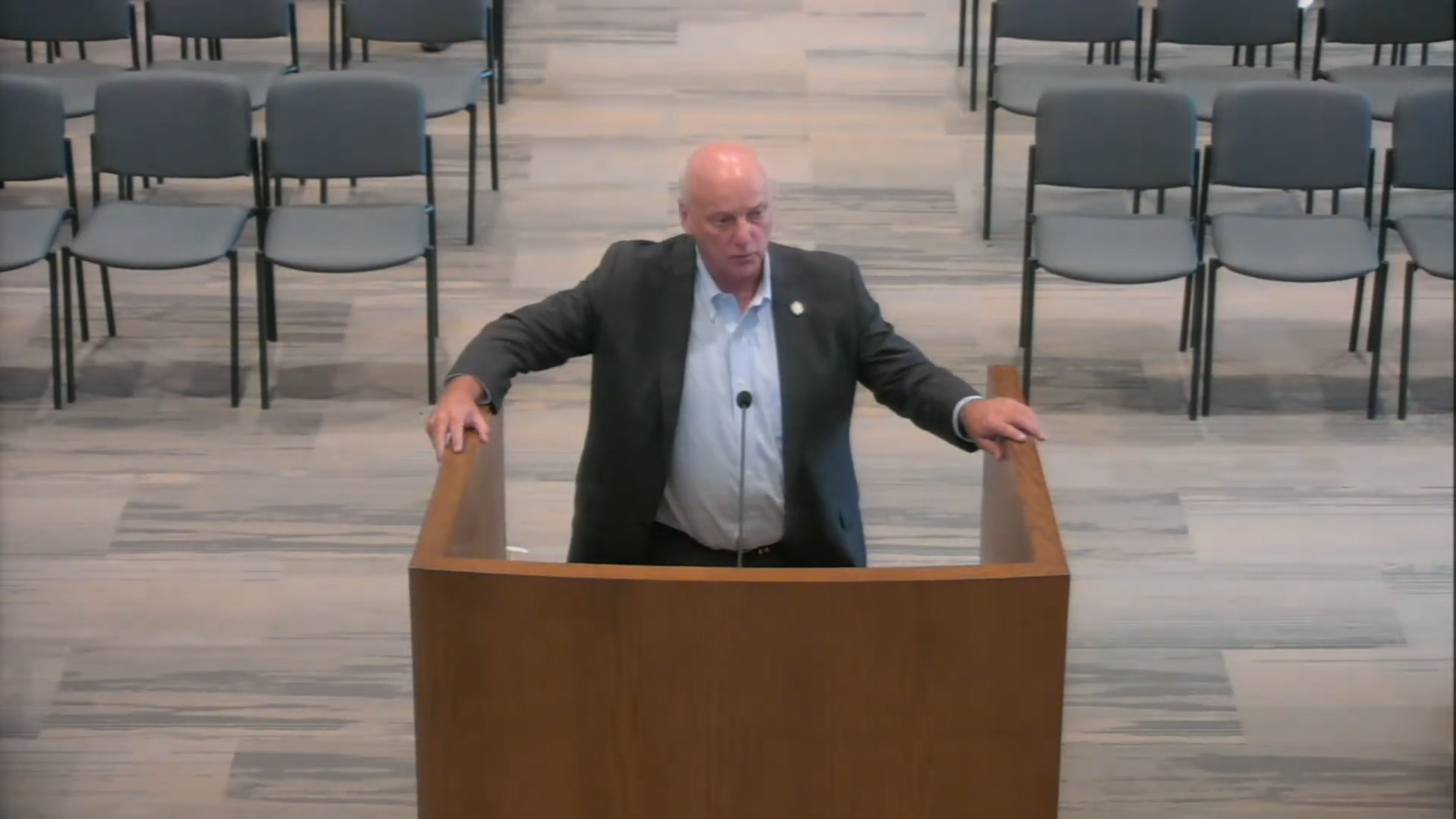 Brandon Beach at Milton City Council
